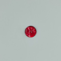 Bottone Rosso Fragola 36mm